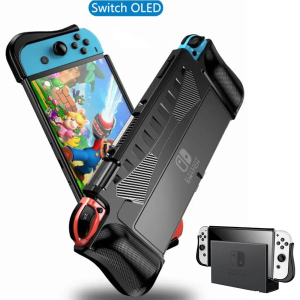Dockable Case For Nintendo Switch OLED Model 2021 - Upgraded Protective Case Cover