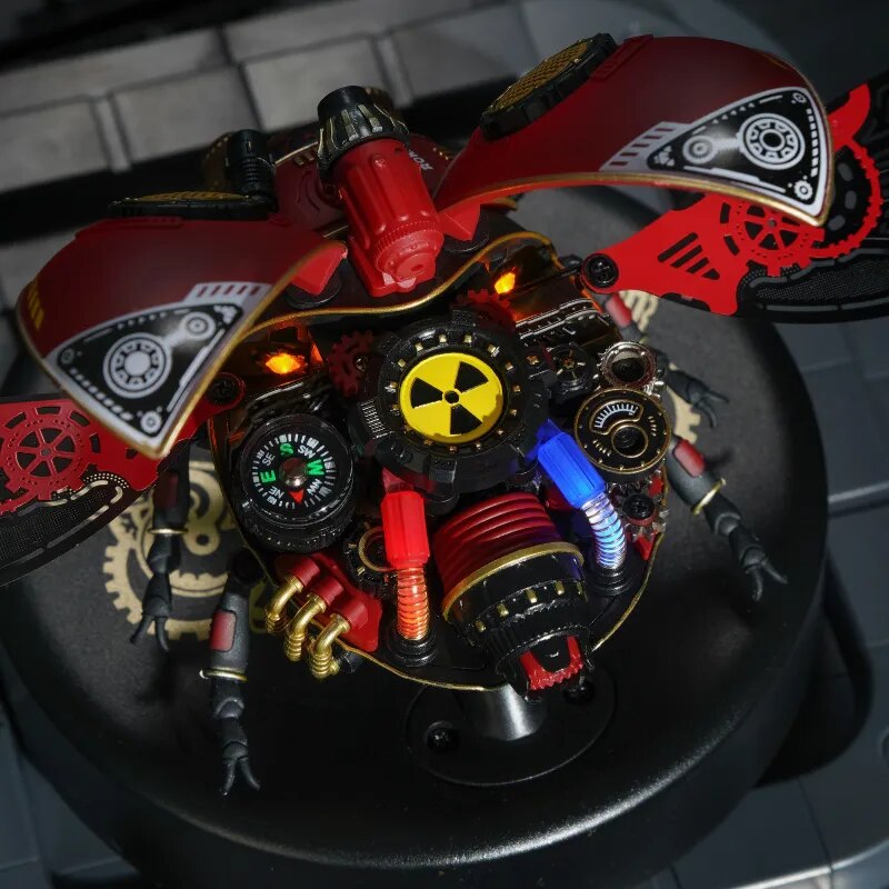 Scout Beetle Metal Punk Style 3D Puzzle Model Mechanical Design DIY Toys