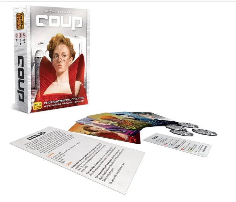 Coup Indie Card Game - The Dystopian Universe