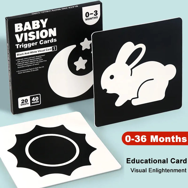Baby Vision Trigger Cards Cognition Game - Educational Toys For Children