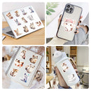 Kawaii Painting Watercolor Cat Stickers Pack for Kids Cartoon Cute Graffiti Scrapbooking Luggage Laptop Sticker