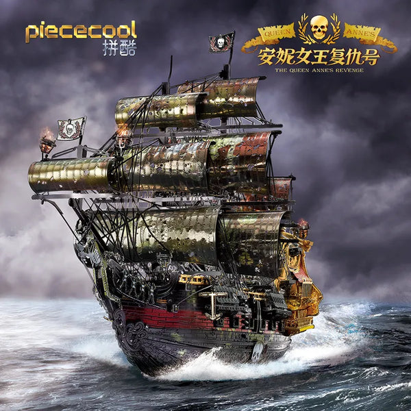 The Queen Anne's Revenge Pirate Ship DIY Model Building Kits