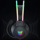 RGB Gaming Headphones with HD Flexible Mic Onikuma With Stand