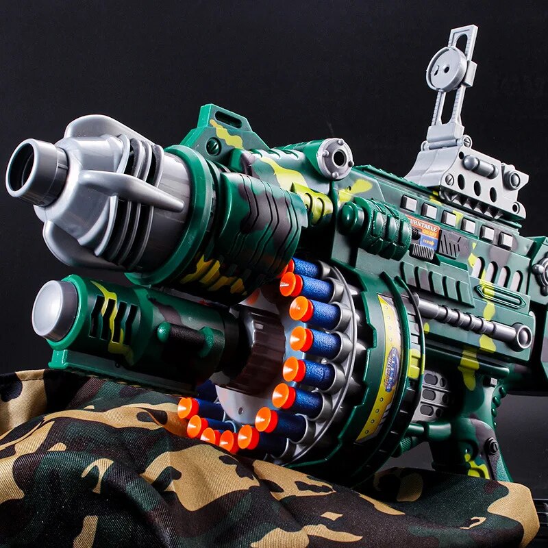 Soft EVA Electric Burst Toy Nerf Gun 80 Rounds