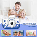 HD 1080P Kids Digital Camera 20MP With Shockproof Silicone Protection Cover