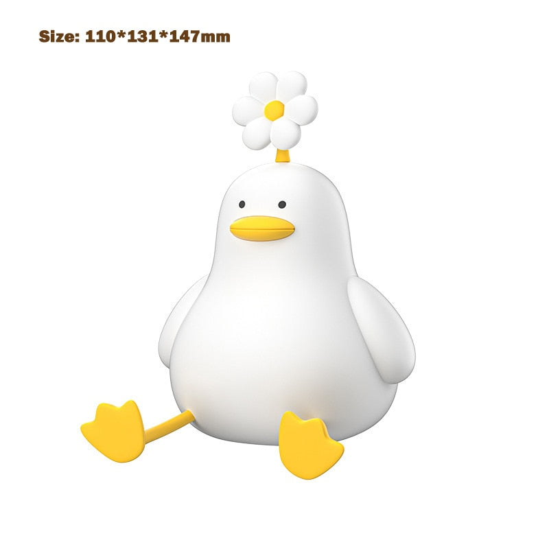 Cute Duck Night Light Rechargeable Sleeping Lamp For Kids