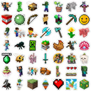 Game Character Minecraft Stickers Cool Sword Animal War Fight Decal for Laptop Luggage Phone Refrigerator Skateboard Kids Toys