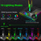 RGB Gaming Headphone Stand with Dual USB Interface