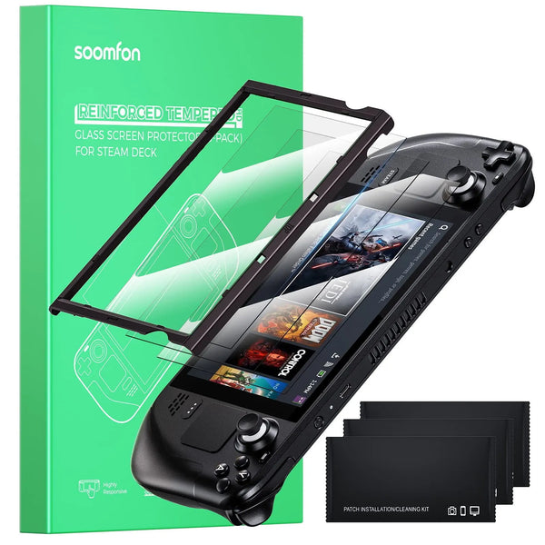 Steam Deck Tempered Anti-Scratch Ultra HD Glass Screen Protector