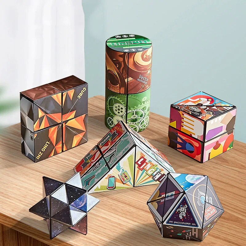 Shape Shifting Box Geometric Changeable Magnetic Magic 3D Cube