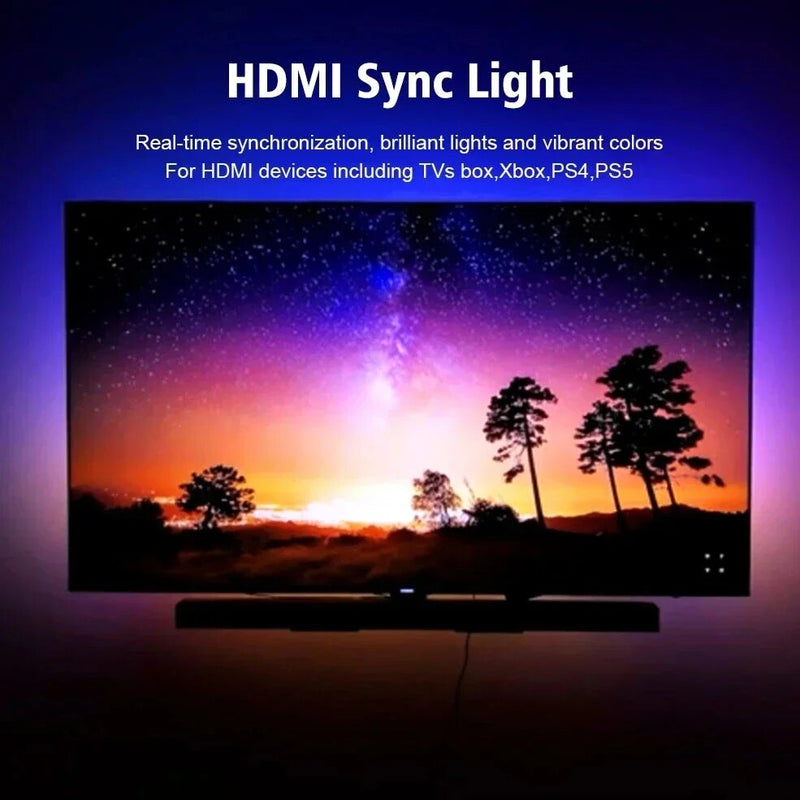 Smart Ambient TV Led Backlight Sync Box