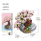 Mini Bonsai Building Block Flower Creative Plant Cherry Blossom Tree