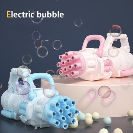 Bubble Gun Multi Hole Blow Bubble Children's Toy Outdoor B