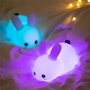 Dimmable Silicone Rabbit Night Light USB Rechargeable Lamps For Kids Bedroom