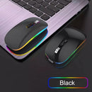 Dual Mode Bluetooth Wireless Mouse One-Click Desktop Function + Rechargeable + Backlight