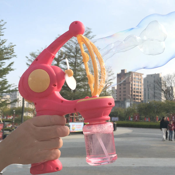 Bubble Gun Blowing Soap Bubbles Machine Automatic Toys Summer Outdoor Party Play Toy For Kids Birthday  Park Children's Day Gift