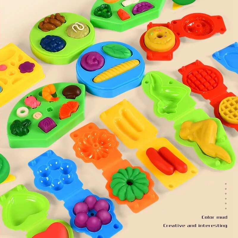 Creative DIY Clay Toys Food Making