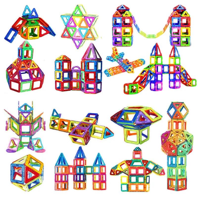 Magnetic Building Blocks DIY Magnets Toys for Kids Construction Set