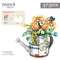 Mini Watering Can Potted Building Blocks Flowers DIY Plant Bouquet Assembly