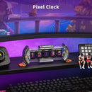 Times Gate Pixel Art Gaming Setup Clock with Smart App Control