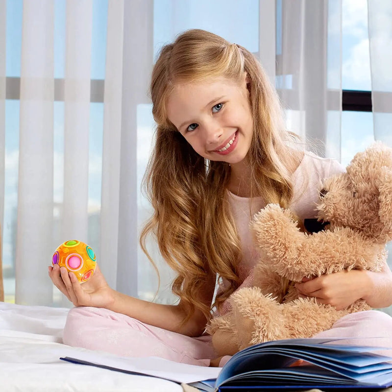 Magic Rainbow Ball Brain Teaser Toy