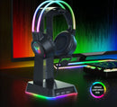 RGB Gaming Headphones with HD Flexible Mic Onikuma With Stand