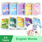 English Words and Math Learning Educational Flash Cards for Kids 3-6 Years