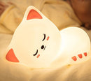 Cute Sleeping Cat LED Night Light