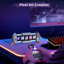 Times Gate Pixel Art Gaming Setup Clock with Smart App Control