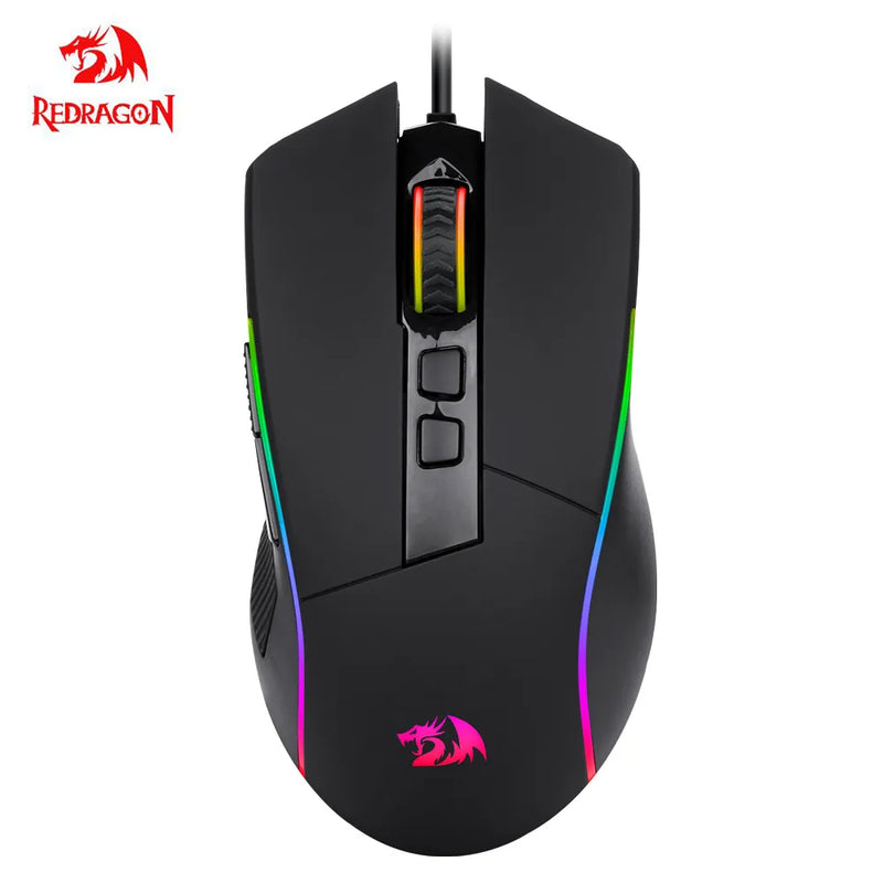 ReDragon Programmable Ergonomic Wired Gaming Mouse 8000 DPI 8 Buttons Gaming Mouse 8000 DPI