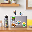 Game Character Minecraft Stickers Cool Sword Animal War Fight Decal for Laptop Luggage Phone Refrigerator Skateboard Kids Toys