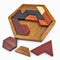 Tangram Intelligence Hexagonal Wooden Puzzles Educational Toys For Kids