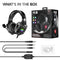 HD Flexible Gaming RGB Light Headphones With Mic Onikuma K8