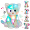 Recordable Colorful Plush Toys with LED - Cat, Bear, Dog, Monkey, Elephant