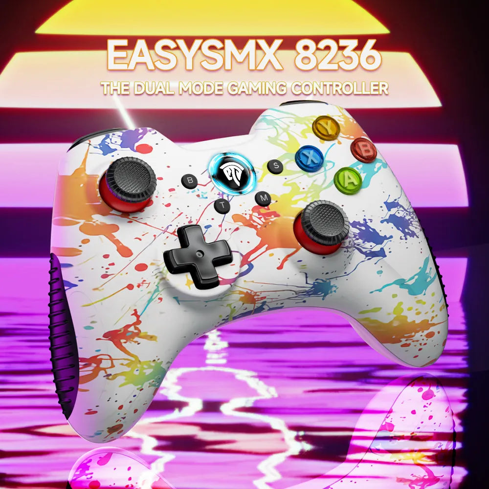 Easy Colorful Gamepad SMX 8236, Wireless Joystick, 2.4G Gaming Control