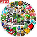 Game Character Minecraft Stickers Cool Sword Animal War Fight Decal for Laptop Luggage Phone Refrigerator Skateboard Kids Toys