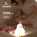 Cute Duck Night Light Rechargeable Sleeping Lamp For Kids