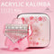 Beautiful Design Acrylic Kalimba 17/ 21 Key Thumb Piano Cute Mbira Portable Musical Instrument with Case