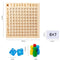 Wooden Multiplication Math Board Game - Educational Toys