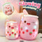 LED Light Milk Tea Doll Plush Toy