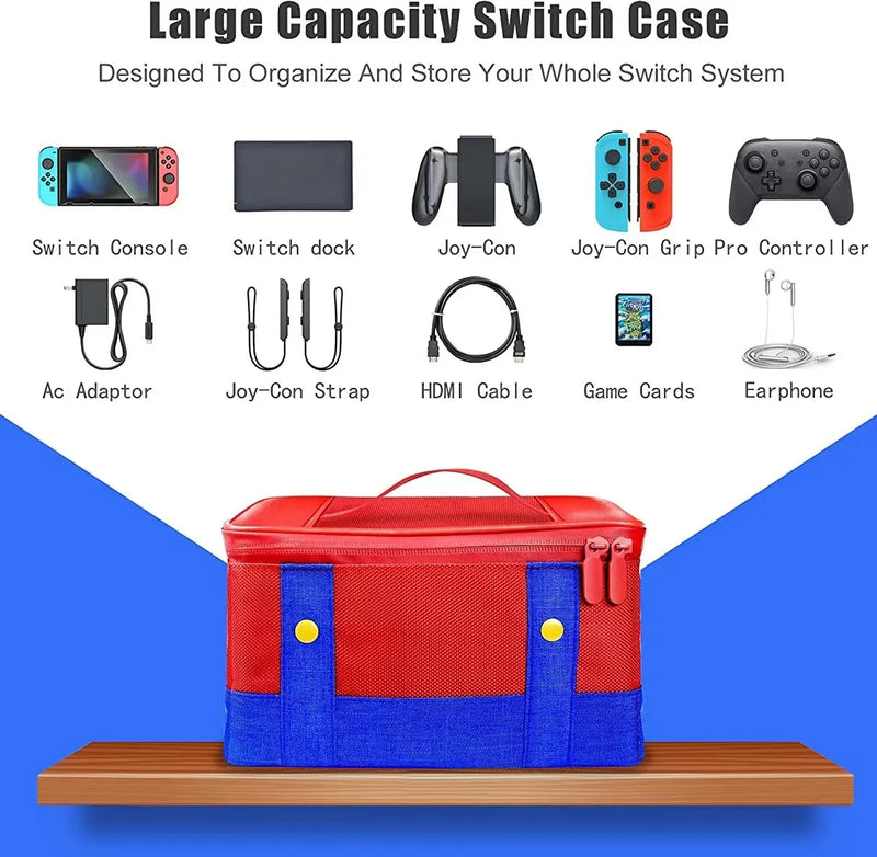 Travel Protective Case / Storage Bag for Nintendo Switch OLED Console Pro Controller