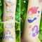 Unicorn Animals Temporary Face Tattoo Stickers for Kids Funny Self-Adhesive Cartoon Tattoos Gift for Kids Birthdays & Party