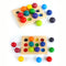 Balls and Cups Wooden Baby Toy - Color Sorting Games For Kids